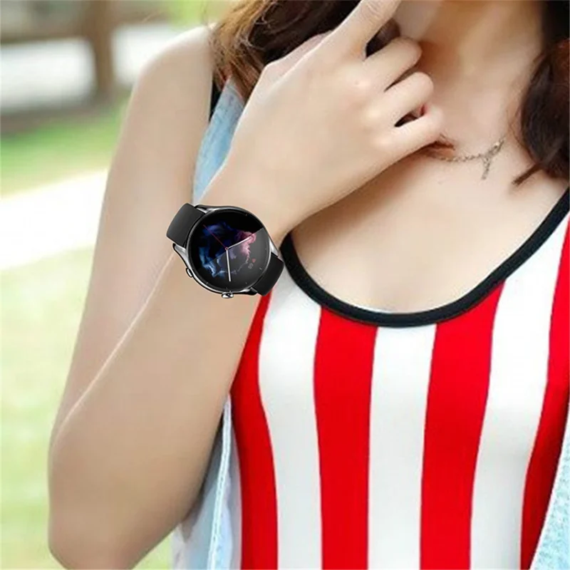 For Huami Amazfit GTR 3/GTR 3 Pro Soft TPU Anti-scratch Watch Case Full Coverage Protective Cover - Silver