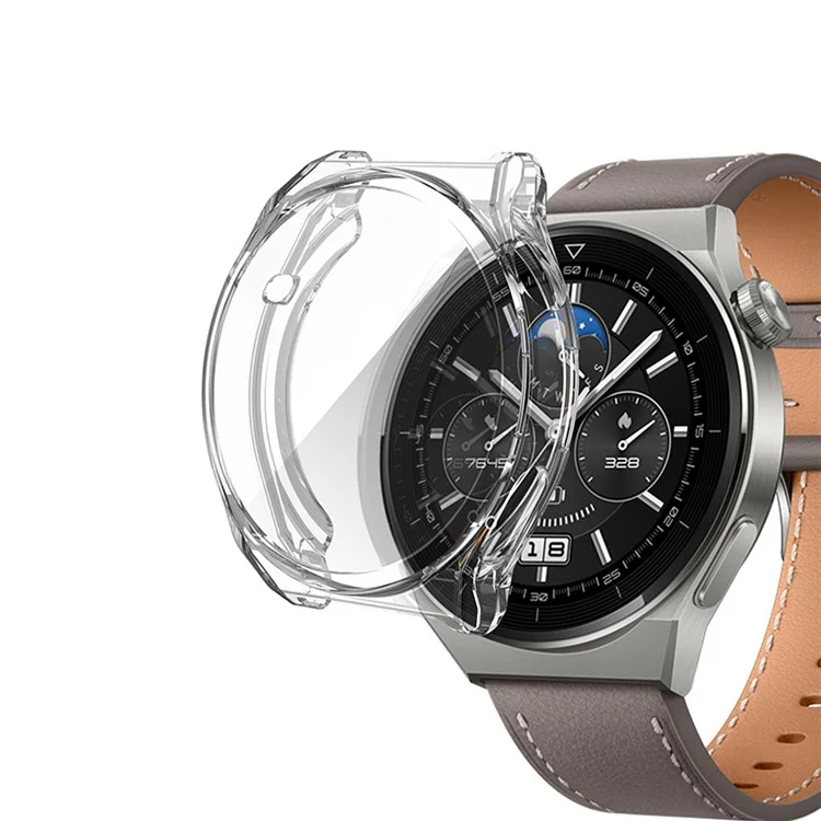 Pour Huawei Watch GT 3 Pro 46mm Soft TPU Tout autour Protection transparente Shell Smartwatch Protecteur Accessoires