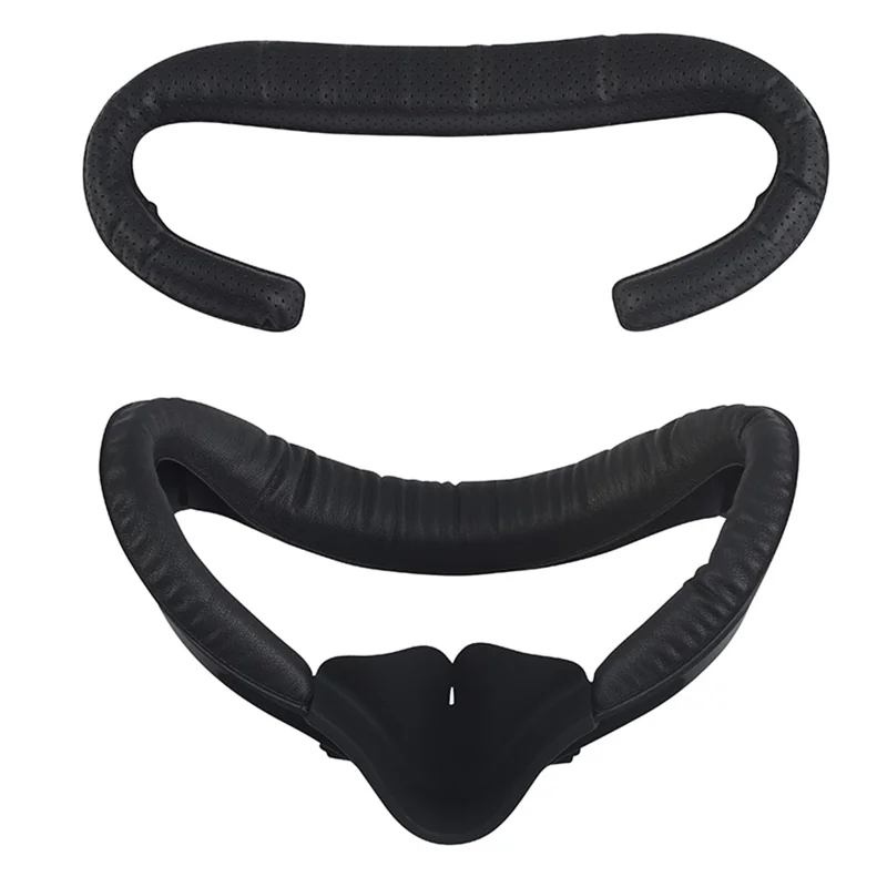 For Oculus Quest 2 6Pcs/Set VR Accessory Replacement with Touch Controller Grip Covers/Eye Covers/Face Cover/Frame/Lens Cover - Black