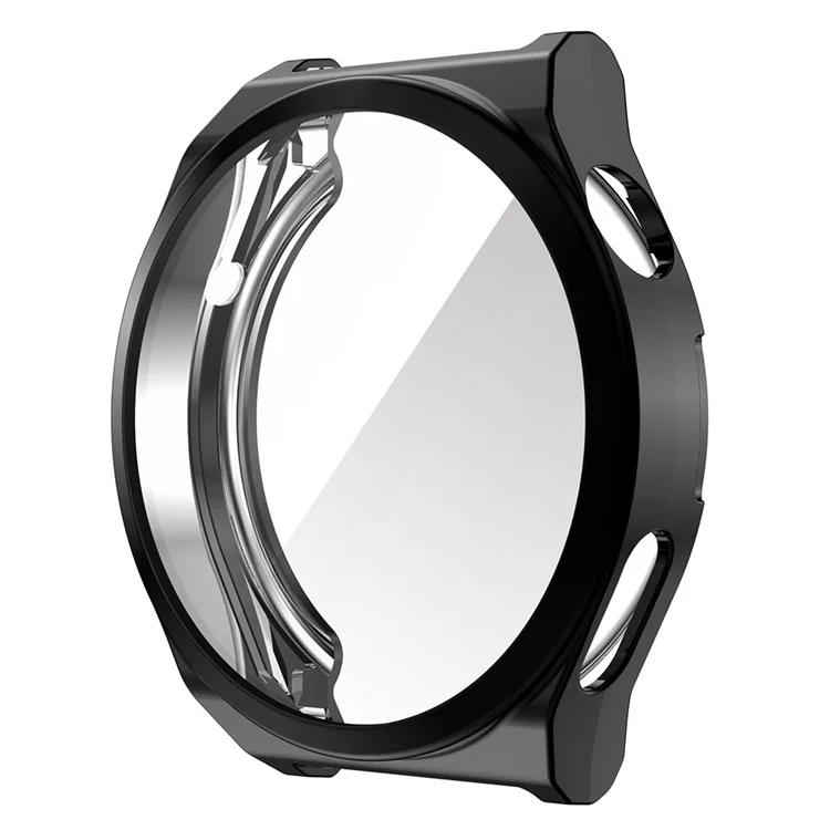 ENKAY HAT Prince Per Huawei Watch GT 3 Pro 43mm Protezione Completa TPU Smart Watch Case Con Protezione a Schermo di Vetro Temperato Sensibile - Nero