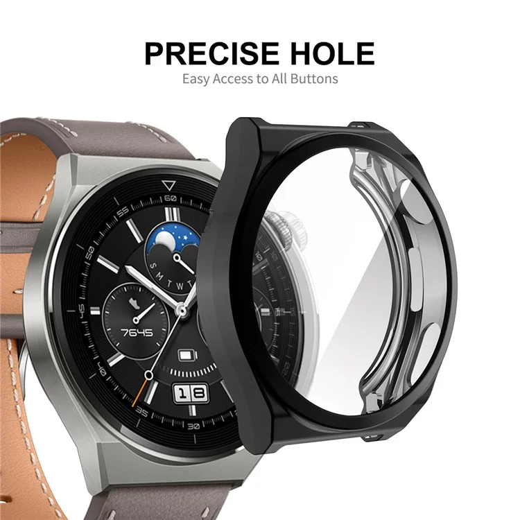 Enkay Hat Prince For Huawei Watch gt 3 Pro 43mm Полная Защита. - Черный