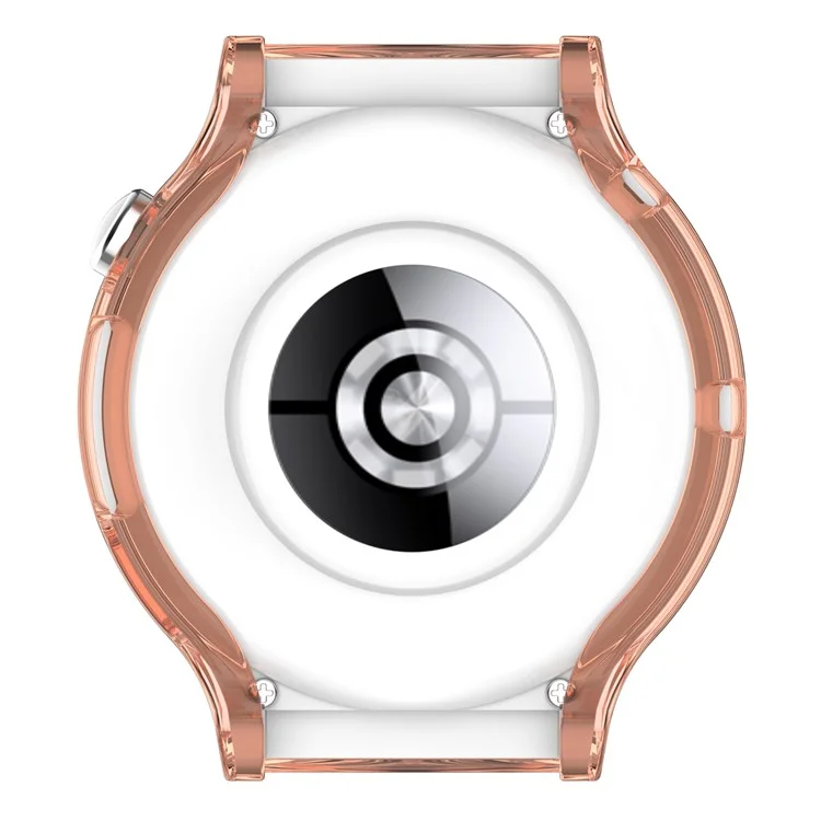 Für Huawei Uhr Watch GT 3 Pro 43 mm Hohle Aus Soft TPU Hülle Smart Watch Protective Cover - Transparentes Rosa