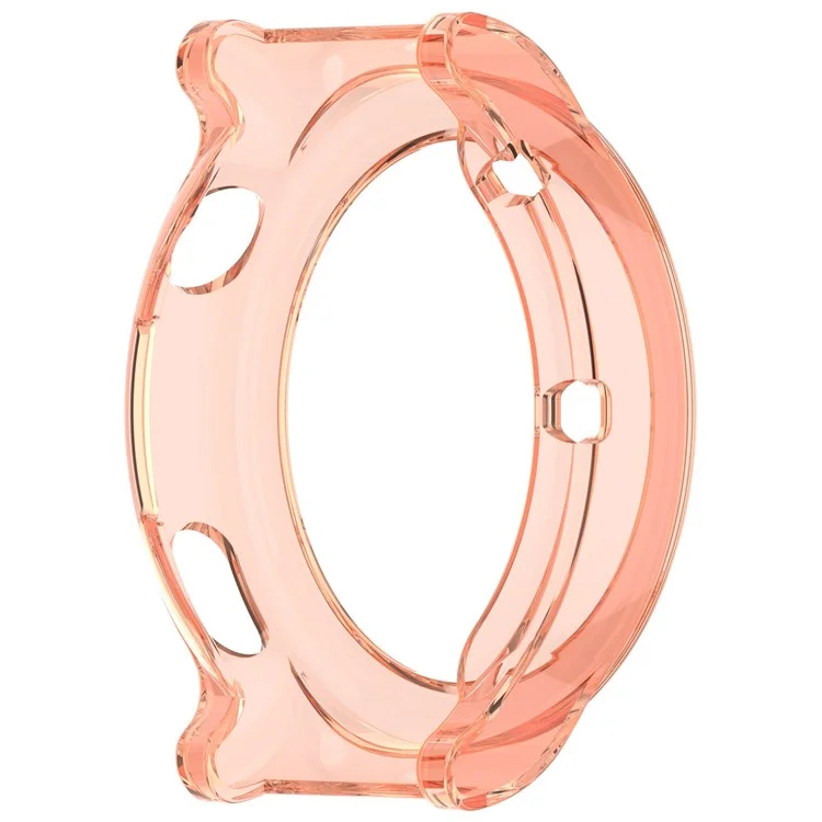 Für Huawei Uhr Watch GT 3 Pro 43 mm Hohle Aus Soft TPU Hülle Smart Watch Protective Cover - Transparentes Rosa