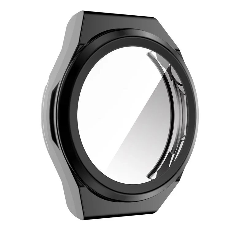 Para Huawei Watch GT Runner Casa de Eletroplatação Anti-arranhação TPU Com All-inclusion TPU TPU - Preto