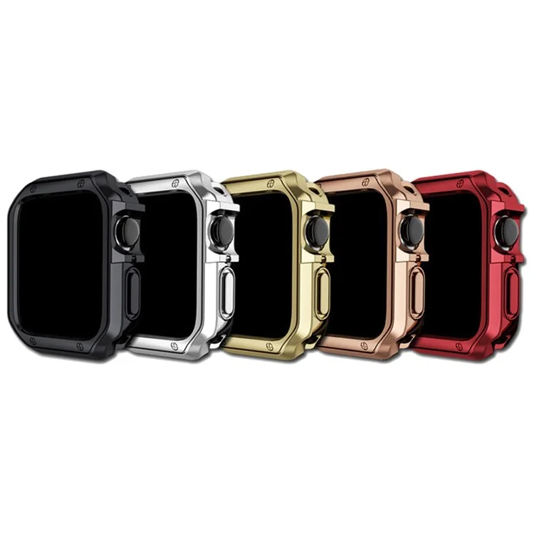 For Apple Watch 9 / 8 / 7 45mm TPU Watch Protector Quick Release Sports Watch Case - Black