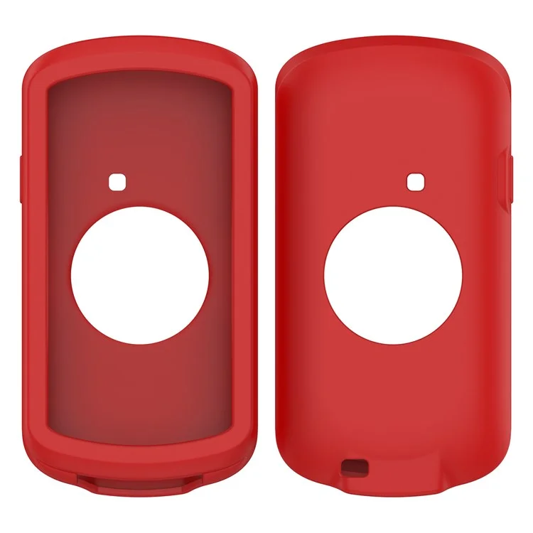Para Garmin Edge 1040 Capa Protetora de Silicone Macio Resistente a Arranhões para Computador de Bicicleta GPS - Vermelho