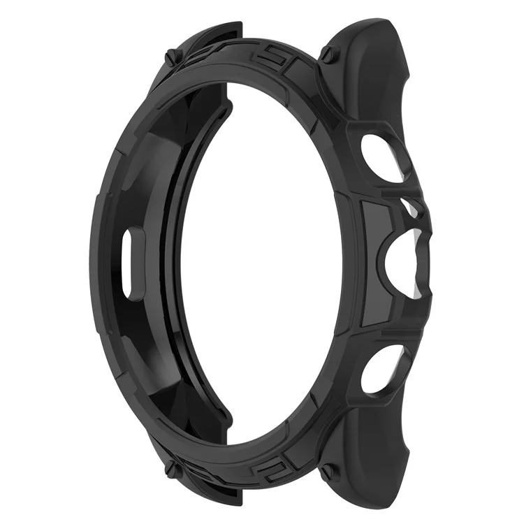 Pour Fossil Gen 6 Soft TPU Hollow-out Watch Case Protective Cover 42mm - Noir