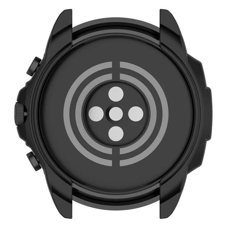 Pour Fossil Gen 6 Soft TPU Hollow-out Watch Case Protective Cover 42mm - Noir