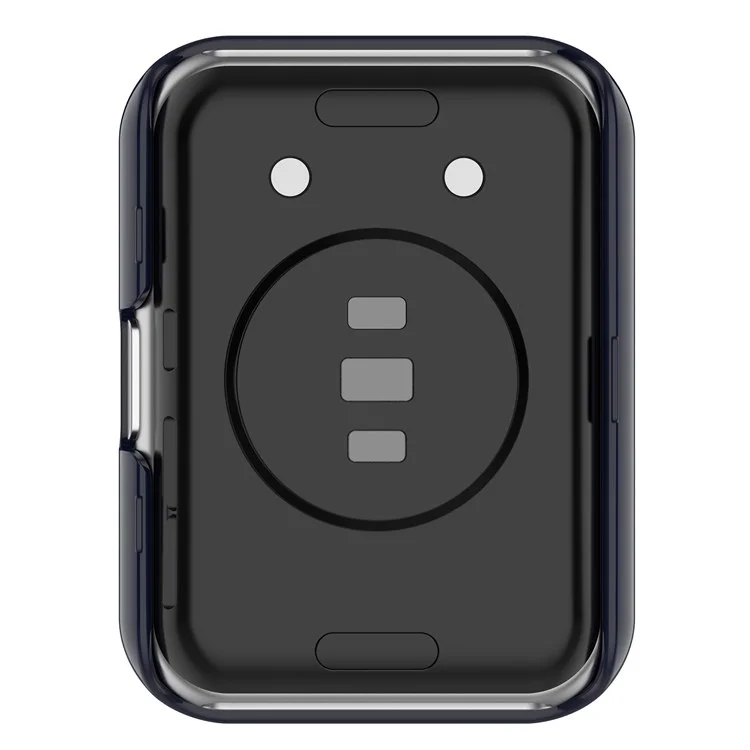 Para Huawei Watch Fit 2 Funda de PC con Protector de Pantalla de Vidrio Templado Resistente a Arañazos Funda Inteligente para Reloj - Azul Oscuro