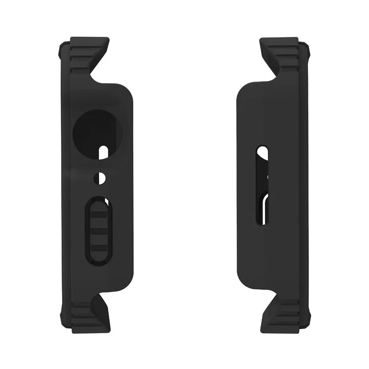 Per Apple Watch 9 / 8 / 7 45mm PC + TPU Case con Protezione Schermo in Vetro Temperato Antigraffio Custodia Protettiva - Nero