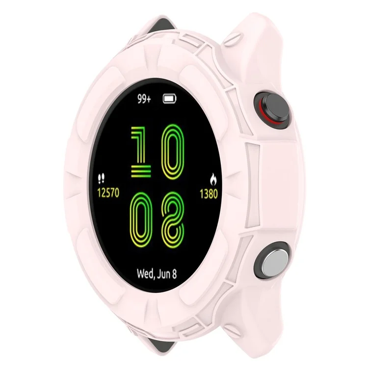 Per Garmin Forerunner 255 TPU Sollow-out Design di Copertina di Protezione Antidro-cratch. - Rosa Chiaro