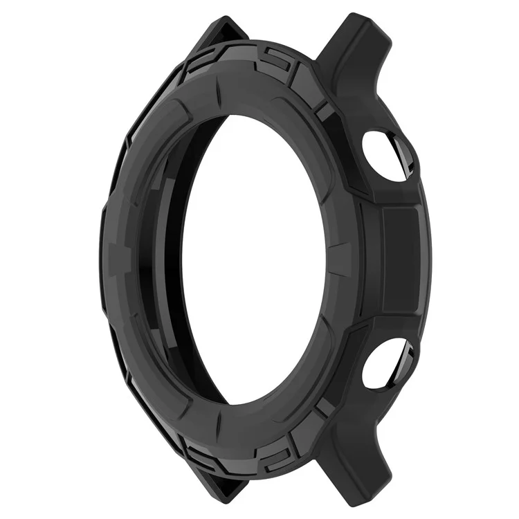 Для Realme Watch S Hollow-out Anti-dust Anti-fall Soft TPU Watch Case Shockproof Protective Cover - Чёрный