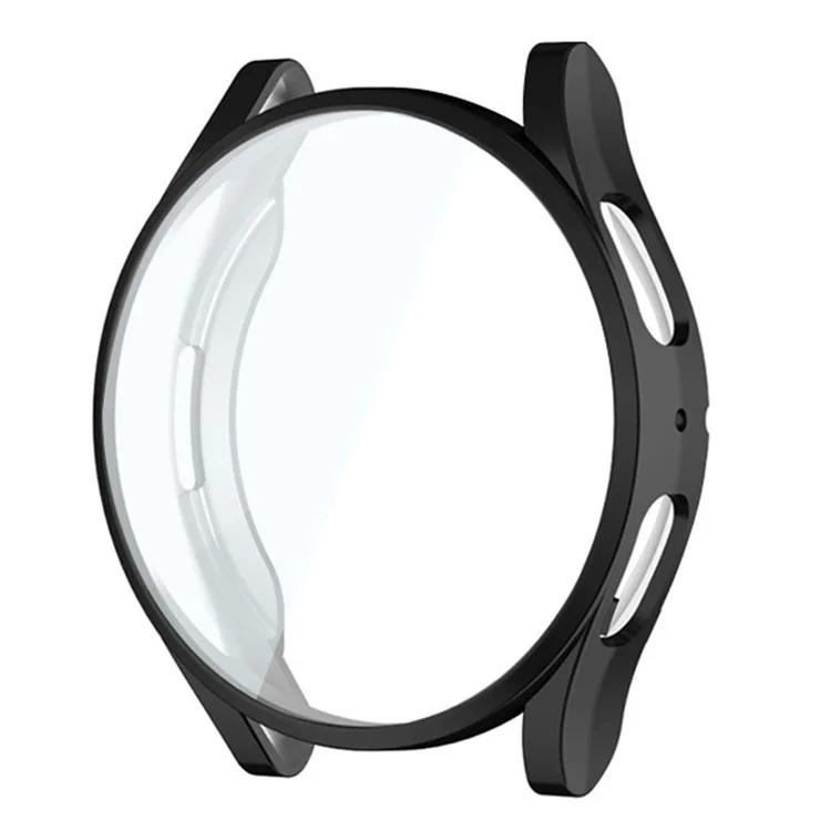 ENKAY HAT PRINCE Pour Samsung Galaxy Watch5 44mm Boîtier de protection global Étui de protection en TPU électroplaqué - Noir