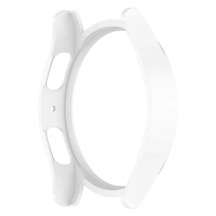 For Samsung Watch FE / Watch6 / Watch5 / Watch4 40mm Cover Hard PC Hollow Protective Watch Case - White