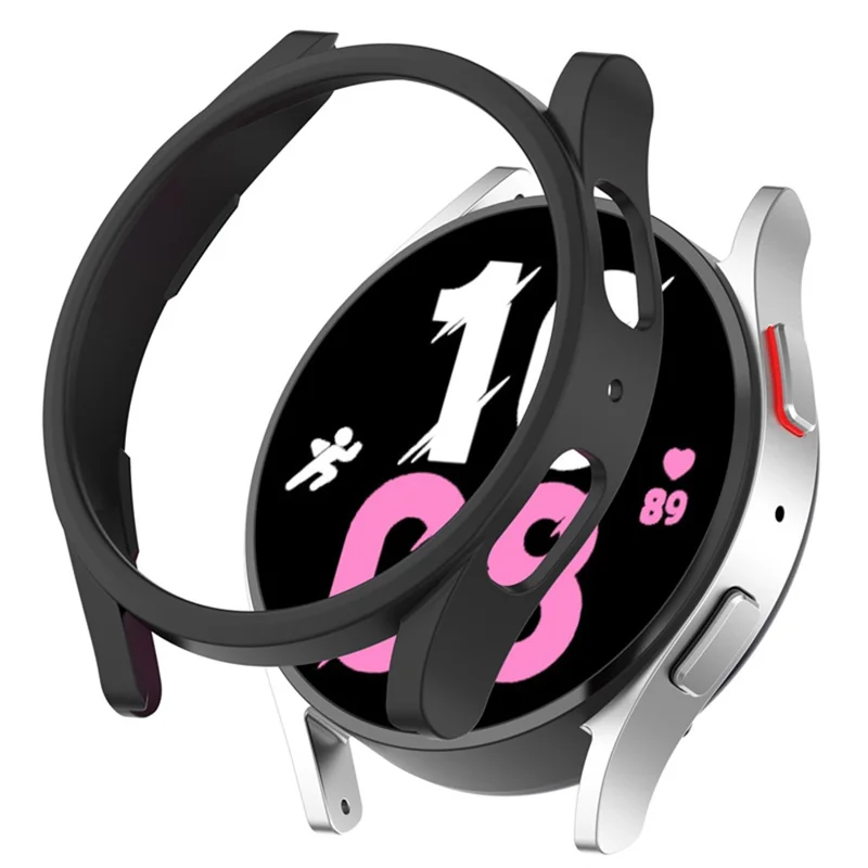 For Samsung Watch FE / Watch6 / Watch5 / Watch4 40mm Cover Hard PC Hollow Protective Watch Case - Black