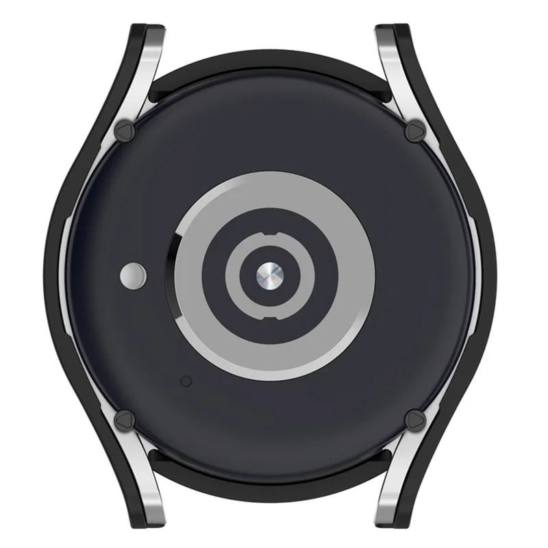 For Samsung Watch FE / Watch6 / Watch5 / Watch4 40mm Cover Hard PC Hollow Protective Watch Case - Black