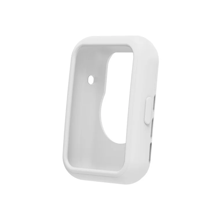 Para Huawei Watch Fit 2 Smartwatch, funda de silicona antiralladuras y marco protector - Blanco