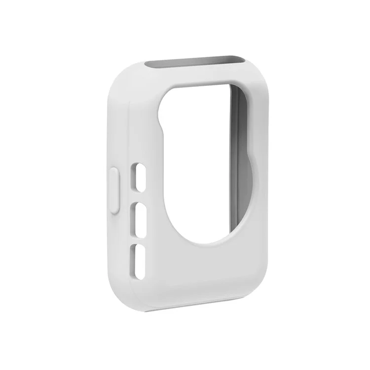 Para Huawei Watch Fit 2 Smartwatch, funda de silicona antiralladuras y marco protector - Blanco