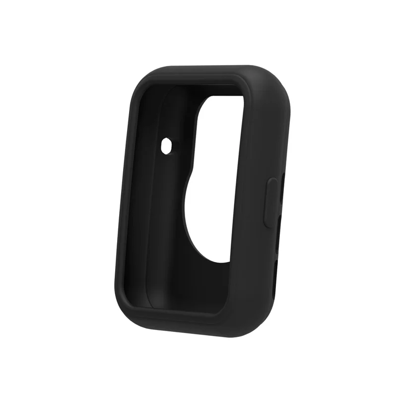 For Huawei Watch Fit 2 Smart Watch Silicone Case Anti-scratch Protective Frame - Black