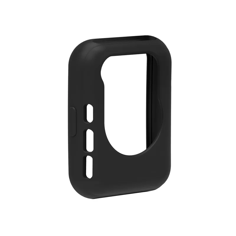 For Huawei Watch Fit 2 Smart Watch Silicone Case Anti-scratch Protective Frame - Black