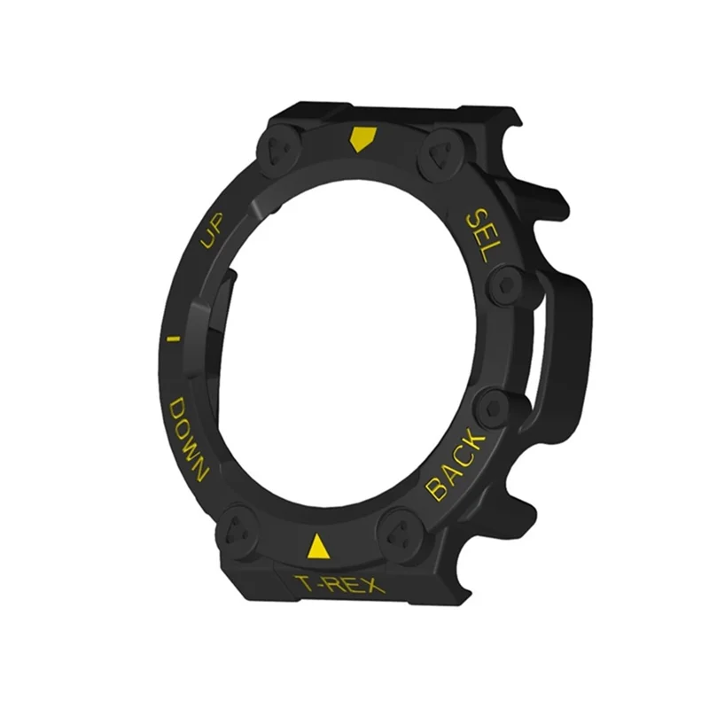 For Huami Amazfit T-Rex 2 Hard PC Smart Watch Case Scratch-resistant Dual Color Protective Cover - Black / Gold