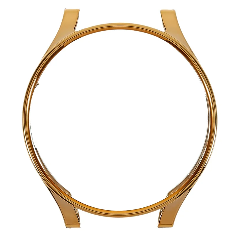 For Samsung Galaxy Watch Watch 5 Pro 45mm Soft TPU Protector Cover All-Around Protective Frame Watch Case - Gold