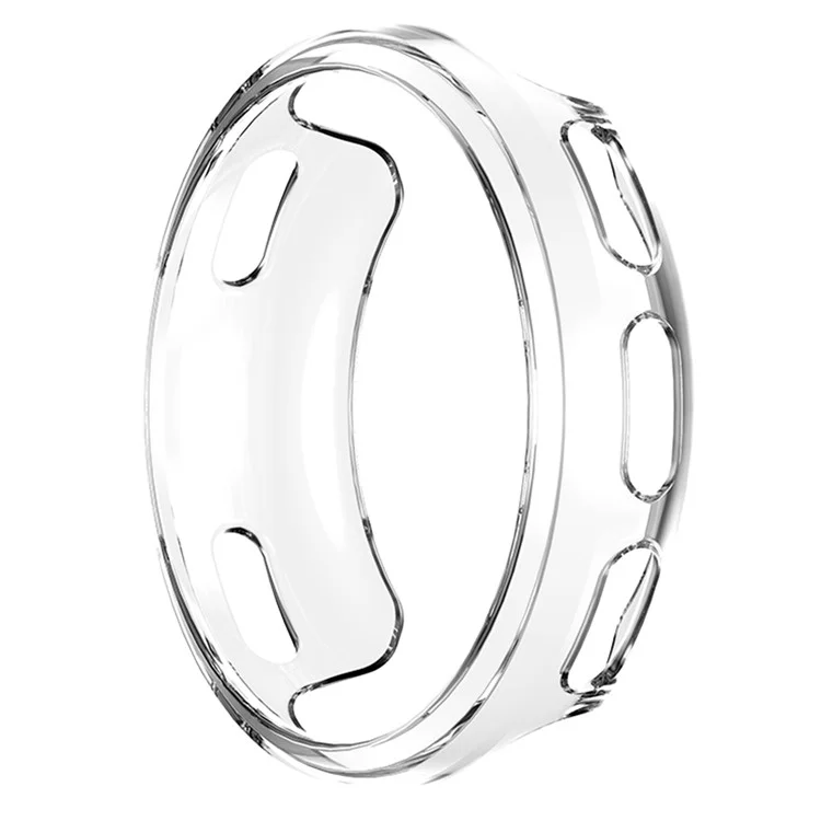 Für Polar Vantage V2 Soft TPU Anti-Scratch Watch Case Hollow-out Protective Cover Frame - Transparent