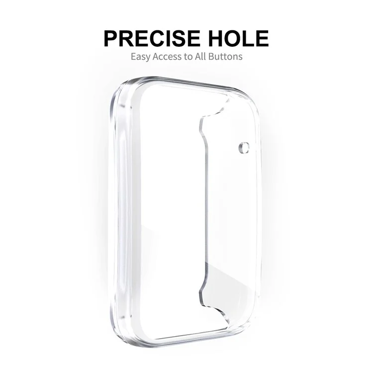 ENKAY HAT PRINCE For Xiaomi Mi Band 7 Pro Full Body Protection Soft TPU Clear Watch Case Anti-fall Protective Cover with TPU Screen Film