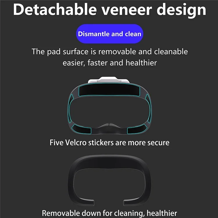 FIIT VR X2 for Oculus Quest 2 VR Cooling Fan Active Ventilation Air Circulation Fan Breathable Face Cover Pad