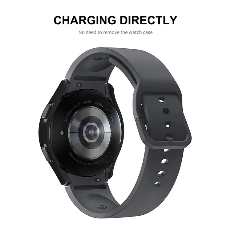 Enkay Hat Prince Für Huawei Uhr 5 40 mm Matt Gummiert Anti-kratzer Hard-pc-uhrenfall + Anti-wear 9H Temperiertes Glasschildschirmschutzschutz - Weiß