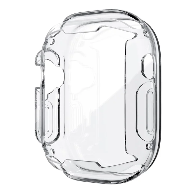 Pour Apple Watch Ultra 2 49mm / Ultra 49mm Transparent TPU Watch Case Anti-drop Full Coverage Protective Cover