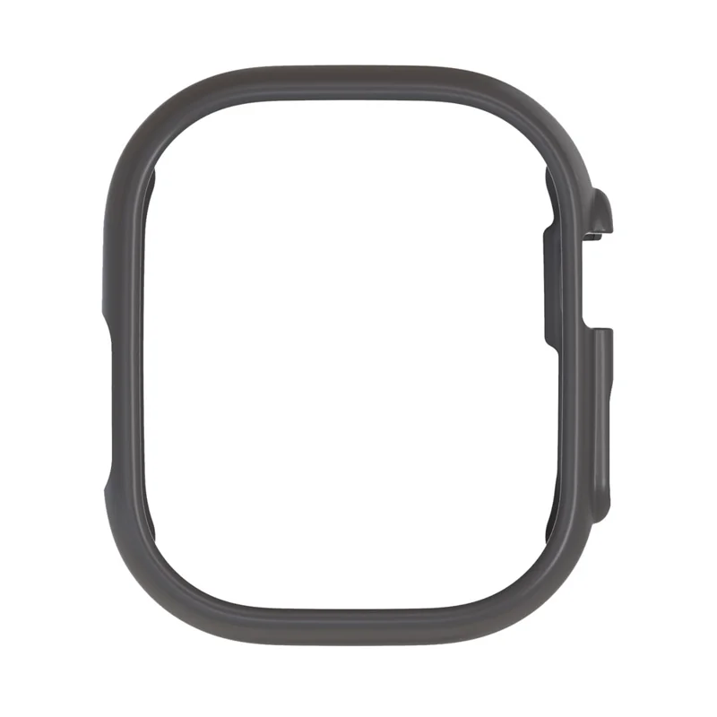 For Apple Watch Ultra 3 / Ultra 2 / Ultra 49mm Hard PC Smart Watch Case Anti-scratch Hollow Protective Frame - Grey