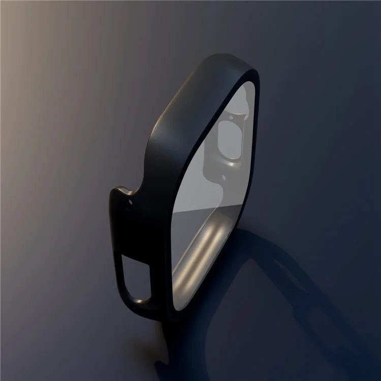 Para Apple Watch Ultra 2 49mm / Ultra 49mm Funda rígida de PC con protector de pantalla de vidrio templado Cubierta protectora a prueba de arañazos en general - Negro