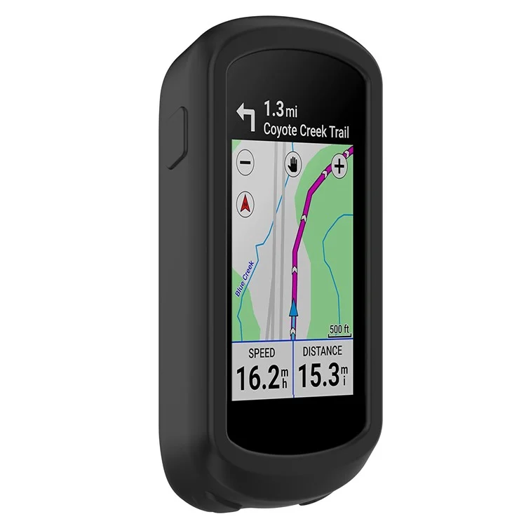 Para Garmin Explore 2 Bicicletas GPS Computer Anti-drop Cover Protective Case de Silicona Suave - Negro