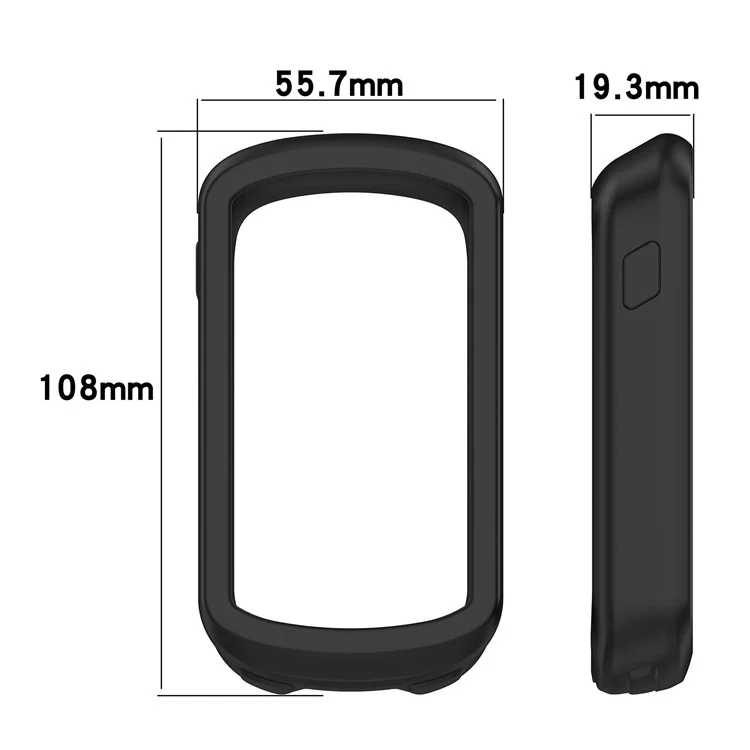 Per Garmin Explore 2 Bici GPS Case di Silicone di Copertura Protettiva Antidrop. - Arancia