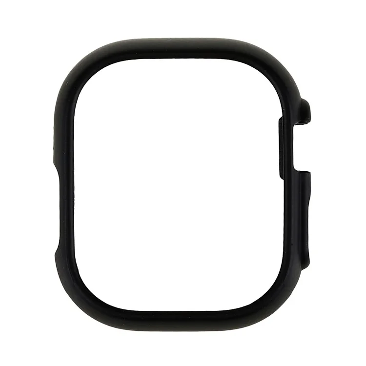For Apple Watch Ultra 2 49mm / Ultra 49mm Watch Case Quick Release Hollow PC Cover Shockproof Smart Watch Protective Case - Black