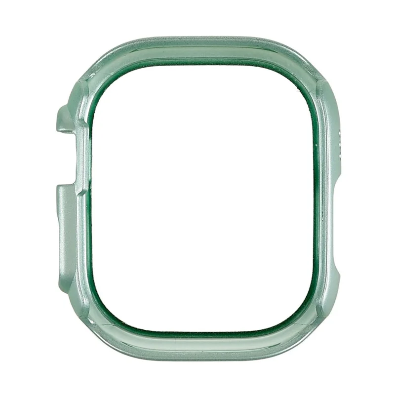 For Apple Watch Ultra 3 / Ultra 2 / Ultra 49mm Watch Case Quick Release Hollow PC Cover Shockproof Smart Watch Protective Case - Light Green