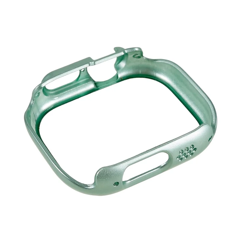 For Apple Watch Ultra 3 / Ultra 2 / Ultra 49mm Watch Case Quick Release Hollow PC Cover Shockproof Smart Watch Protective Case - Light Green