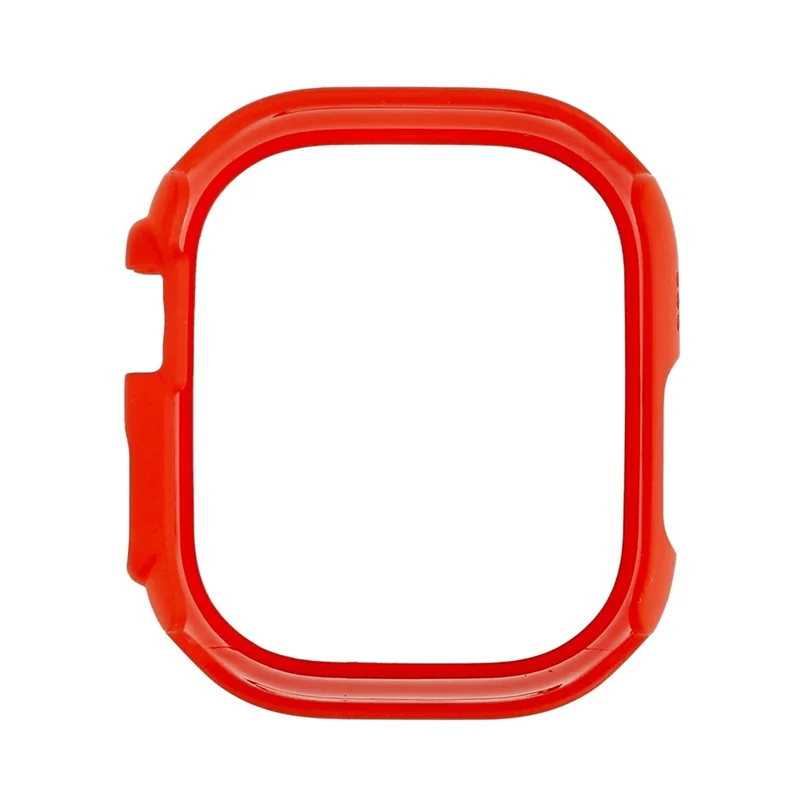 For Apple Watch Ultra 3 / Ultra 2 / Ultra 49mm Watch Case Quick Release Hollow PC Cover Shockproof Smart Watch Protective Case - Orange