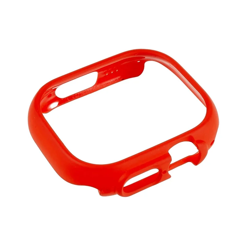 For Apple Watch Ultra 3 / Ultra 2 / Ultra 49mm Watch Case Quick Release Hollow PC Cover Shockproof Smart Watch Protective Case - Orange
