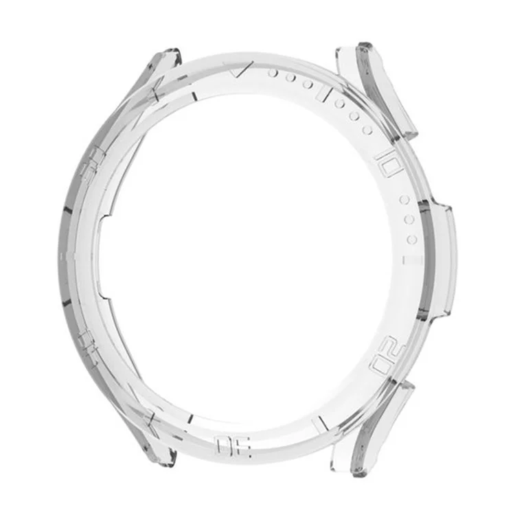 Para Samsung Galaxy Watch 5 44 mm Anti-Scratch PC Case de Liberación Rápida Reloj Sports Watch Case Protector Con Placa de Marcación - Transparente