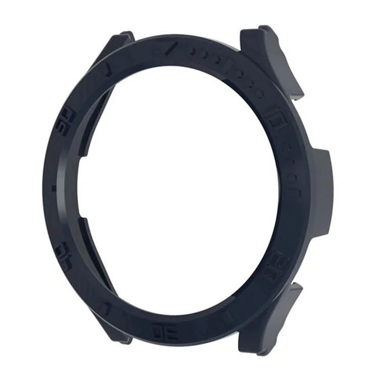 For Samsung Galaxy Watch 5 44mm Anti-Scratch PC Case Quick Release Sports Watch Case Protector with Dial Plate - Ink Blue