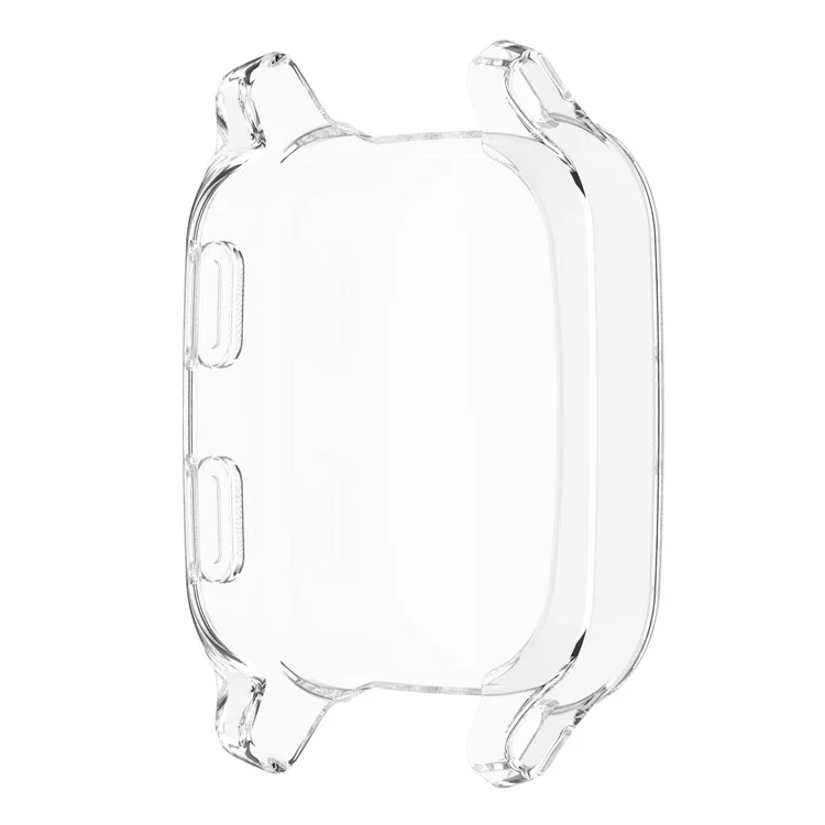 Para Garmin Venu Sq / Venu Sq Music / Venu Sq 2 / Venu Sq 2 Music Soft Transparent TPU Watch Case Electroplate Edges Overall Protective Cover