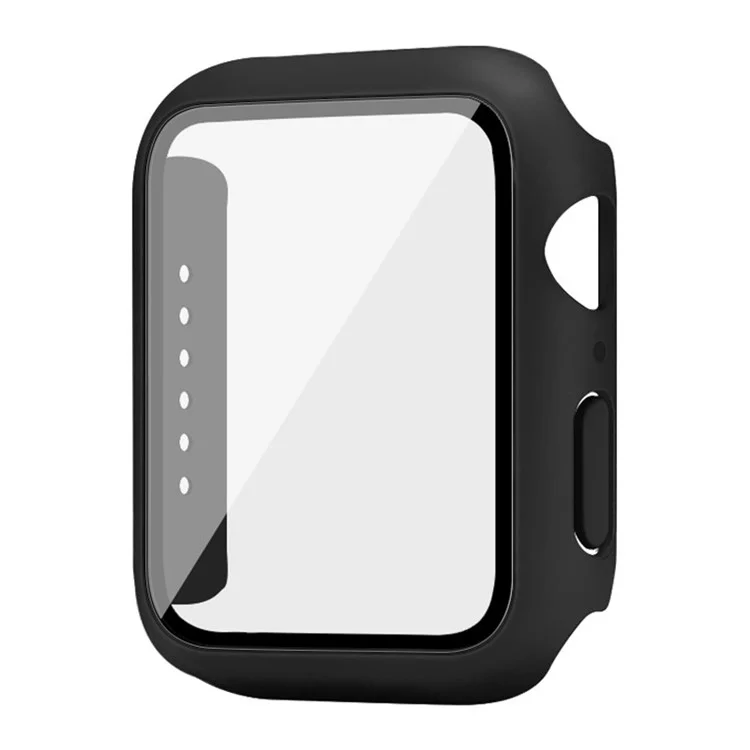 IMAK Protective Watch Case For Apple Watch SE 40mm / SE (2022) 40mm / Watch Series 6 / 5 / 4 40mm, Hard PC Case with HD Tempered Glass - Black