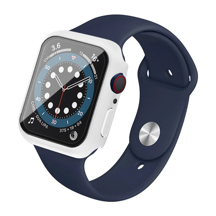 IMAK Protective Watch Hülle Für Apple Watch SE 40mm / SE (2022) 40 mm / Sehen Sie Die Serie 6 an / 5 / 4 40 Mm, Hartpc -hülle Mit HD -schildschirmeschutzschutz - Weiß