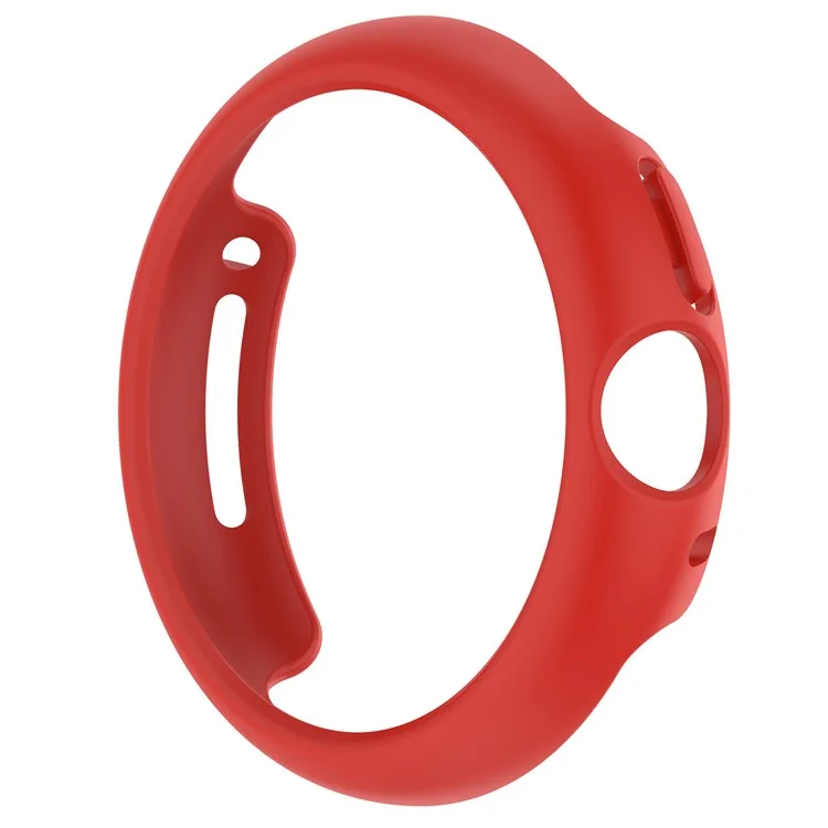 Para Google Pixel Watch Half Cover Hard PC Ratio de Reloj PC Anti - Rojo