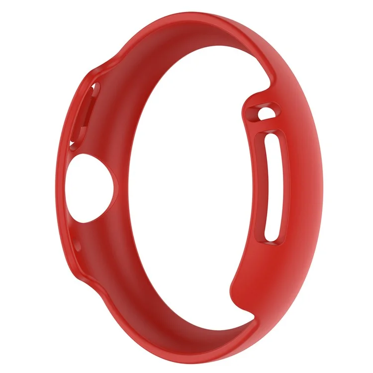 Para Google Pixel Watch Half Cover Hard PC Ratio de Reloj PC Anti - Rojo