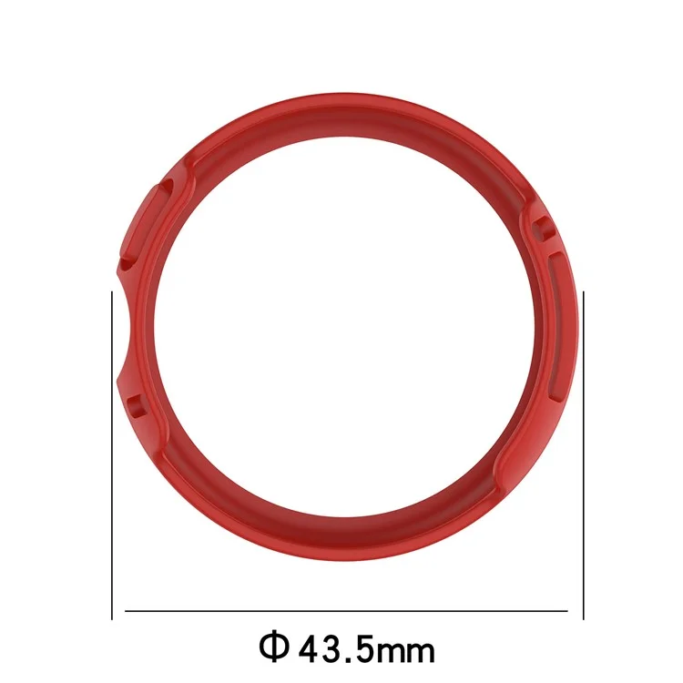 Para Google Pixel Watch Half Cover Hard PC Ratio de Reloj PC Anti - Rojo