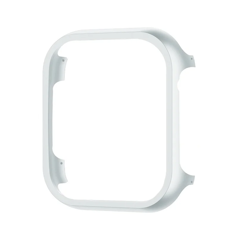 For Apple Watch Ultra 3 / Ultra 2 / Ultra 49mm Aluminum Alloy Watch Case Metal Frame Protective Cover - Silver