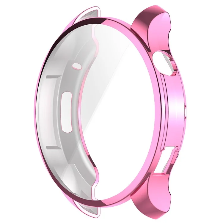 Für Huami Amazfit GTR 4 46mm All-inclusive Watch Protective Cover Weiche TPU Kratzfestes Elektroplattenkoffer - Rosa